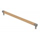 Finesse Design Milton Bar Handle in Oak and Pewter