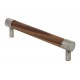 Finesse Design Milton Bar Handle in American Black Walnut and Pewter