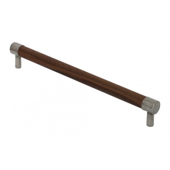 Finesse Design Milton Bar Handle in American Black Walnut and Pewter