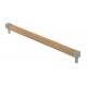 Finesse Design Eden Bar Handle in Oak and Pewter