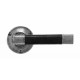 Finesse Design Jedburgh Range Latch Door Handle on a Rose in Pewter