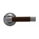 Finesse Design Jedburgh Range Latch Door Handle on a Rose in Pewter