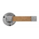 Finesse Design Eden Range Door Handle on a Rose in Pewter