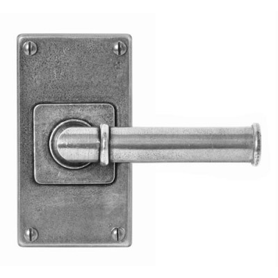 Finesse Design Wexford Range Door Handle on a Short Back Plate in Pewter