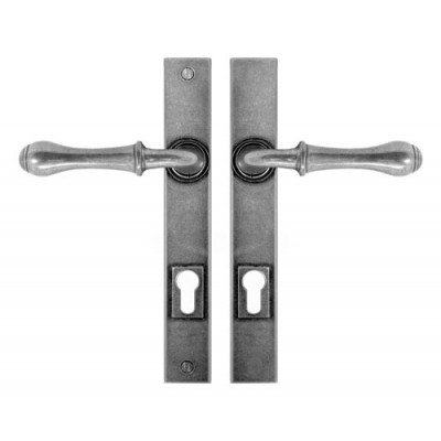 Finesse Design Derwent Multipoint Entry Door Handle in Pewter