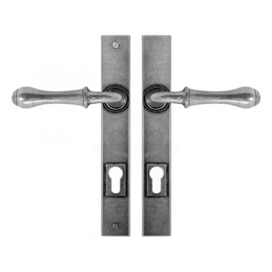 Finesse Design Derwent Multipoint Entry Door Handle in Pewter