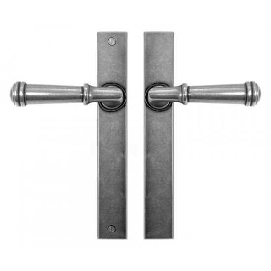 Finesse Design Durham Multipoint Passage Door Handle in Pewter