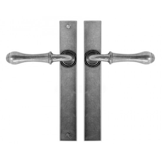 Finesse Design Derwent Multipoint Passage Door Handle in Pewter