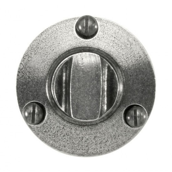 Finesse Design Round Thumb Turn & Release in Pewter