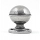 Finesse Design Beamish Range Door Knob on a Round Rose in Pewter