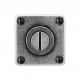 Finesse Design Square Thumb Turn & Release (Jesmond) in Pewter