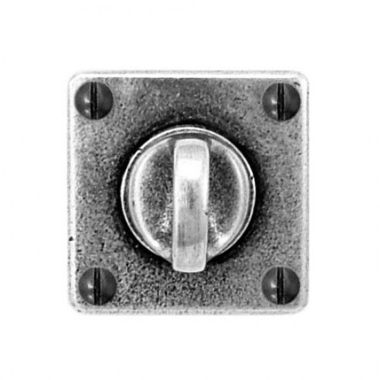 Finesse Design Square Thumb Turn & Release (Jesmond) in Pewter