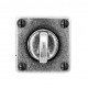 Finesse Design Square Thumb Turn & Release (Jesmond) in Pewter