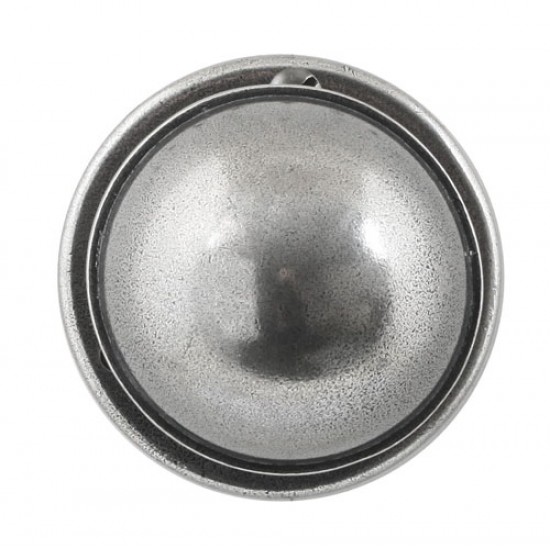 Finesse Design Pelton Range Door Knob on a Round Rose in Pewter