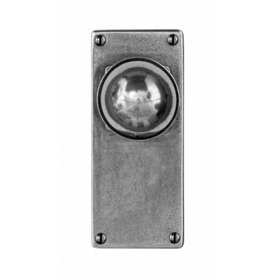 Finesse Design Pelton Range Door Knob on a Jesmond Back Plate in Pewter