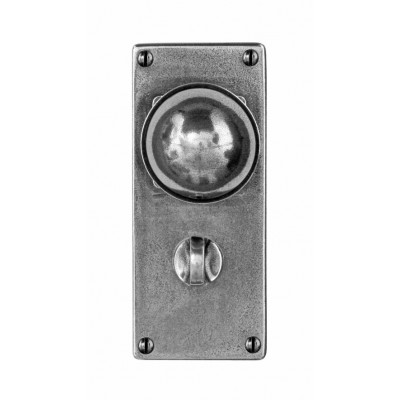 Finesse Design Pelton Range Door Knob on a Jesmond Back Plate in Pewter