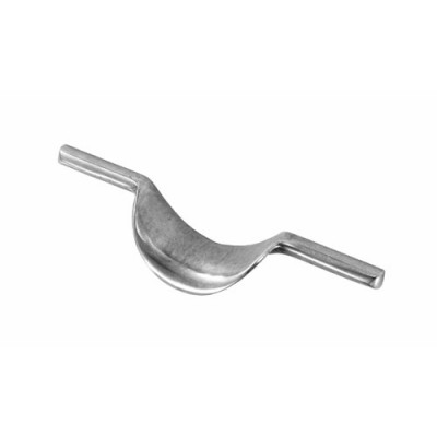 Finesse Design Organic Cabinet Cup Handle in Pewter