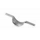 Finesse Design Organic Cabinet Cup Handle in Pewter