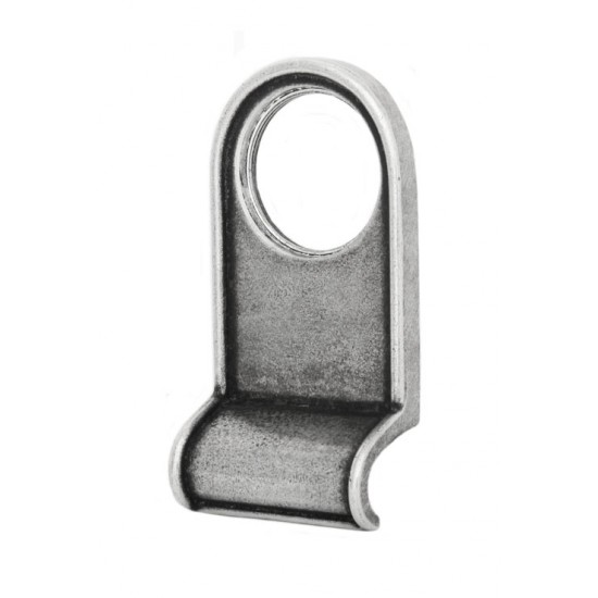 Finesse Design Round Cylinder Door Pull in Pewter