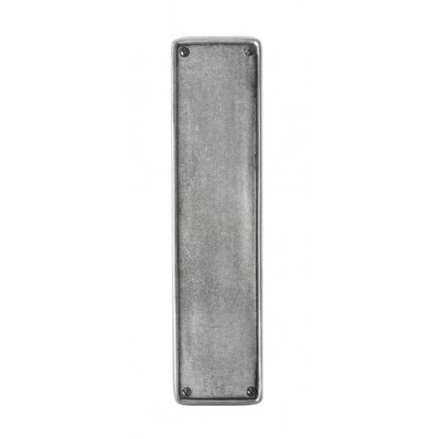 Finesse Design Finger Plate in Pewter