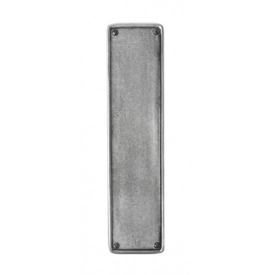 Finesse Design Finger Plate in Pewter