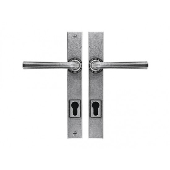 Finesse Design Turnstall Multipoint Entry Door Handle in Pewter