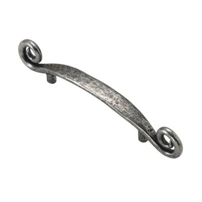 Finesse Design Curl Cabinet Pull Handle in Pewter