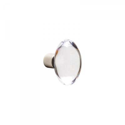 Rocky Mountain Hardware Oval Crystal Cabinet Knob