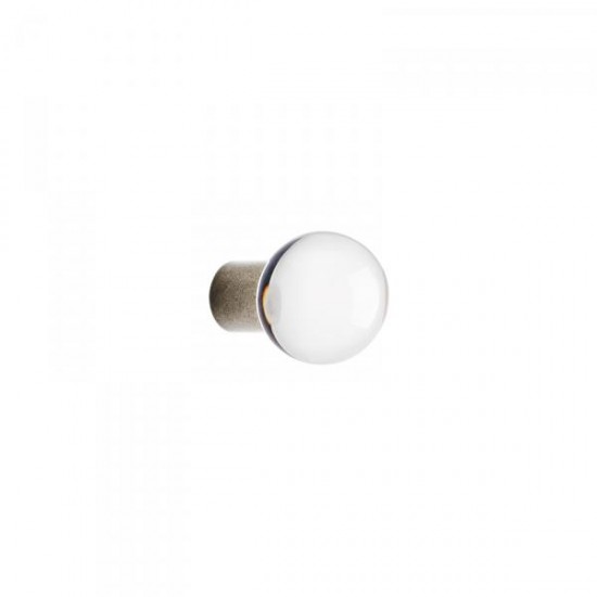 Rocky Mountain Hardware Round Crystal Cabinet Knob