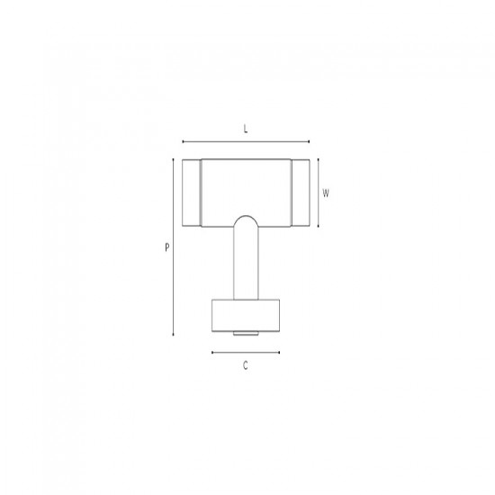 Recess Amalfine Roughcut T Bar Handle