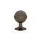 D6633 Saturn Turnstyle door knob In Combination Amalfine on Round Rose