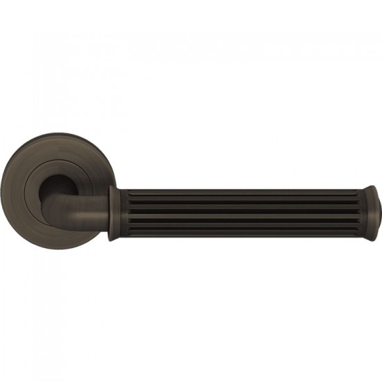 Norton Pipe Recess Amalfine Door Handle on Round Rose