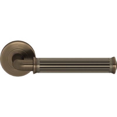 Norton Pipe Recess Amalfine Door Handle on Round Rose