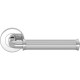 Norton Pipe Solid Door Handle on Round Rose