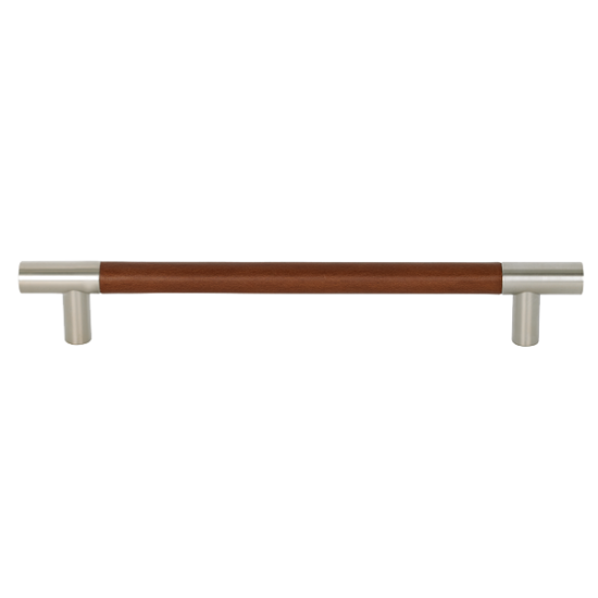 Turnstyle Designs Leather Barrel Cabinet Pull Handle