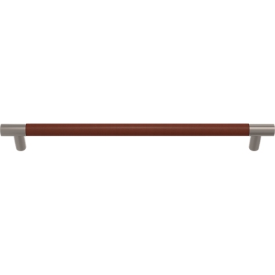 Turnstyle Designs Leather 16mm Barrel Cabinet Pull Handle