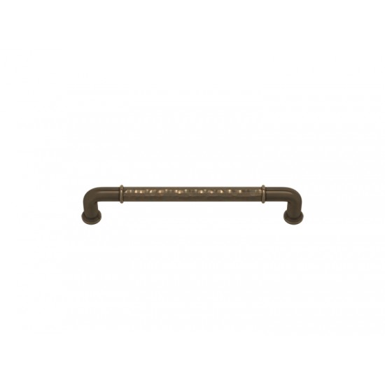 Turnstyle Designs Hammered Solid Goose Neck Barrel Cabinet Pull Handle