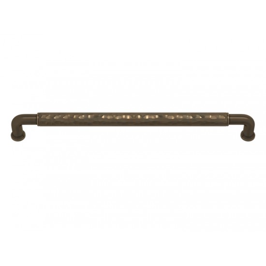 Turnstyle Designs Hammered Solid 16mm Goose Neck Barrel Cabinet Pull Handle