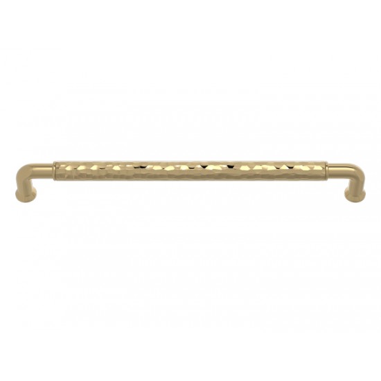 Turnstyle Designs Hammered Solid 16mm Goose Neck Barrel Cabinet Pull Handle