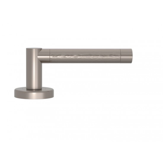 Solid Hammered Three Part Barrel Lever Handle