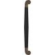 Turnstyle Designs Combination Leather Goose Neck Tube Long Door Pull (Stitch In) - 268mm CTC