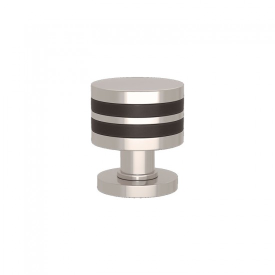 P2244 Layer Design Turnstyle door knob In Combination Amalfine on Round Rose