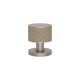 P6702 Stacked Shagreen Turnstyle door knob In Combination Amalfine on Round Rose