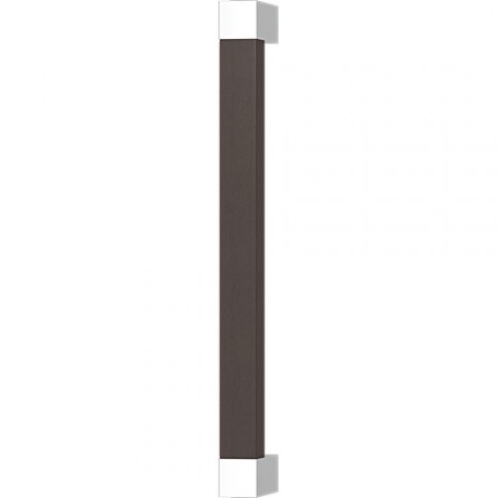 Turnstyle Designs Recess Leather Door Pulls Square Long (Stitch In) - 325mm