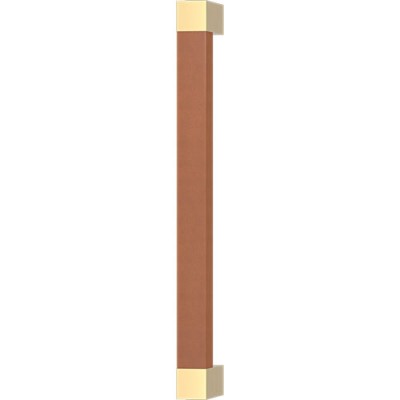 Turnstyle Designs Recess Leather Door Pulls Square Long (Stitch In) - 425mm