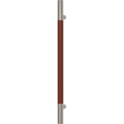 Turnstyle Designs Recess Leather Door Pulls Slim Barrel (Stitch In) - 300mm