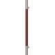 Turnstyle Designs Recess Leather Door Pulls Slim Barrel (Stitch In) - 300mm