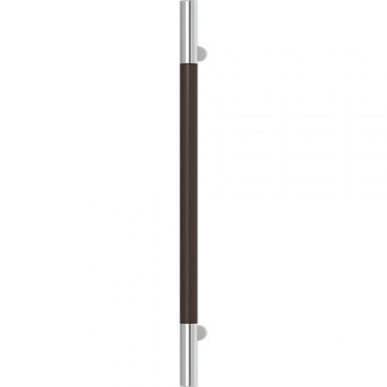 Turnstyle Designs Recess Leather Door Pulls Slim Barrel (Stitch In) - 400mm