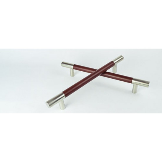 Turnstyle Designs Recess Leather Door Pulls Barrel (Stitch In) - 500mm