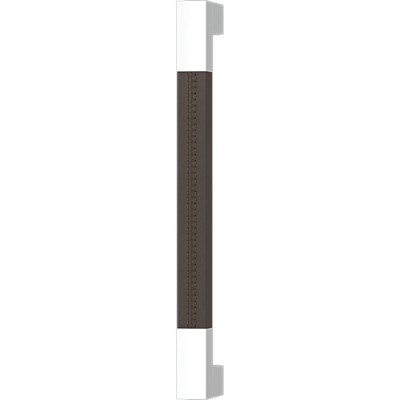 Turnstyle Designs Recess Leather Door Pulls Square Short (Stitch Out) - 325mm